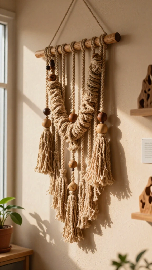 Boho Jute Wall Hanging