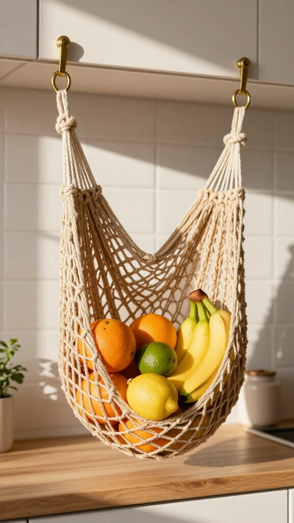 Hanging Jute Fruit Hammock