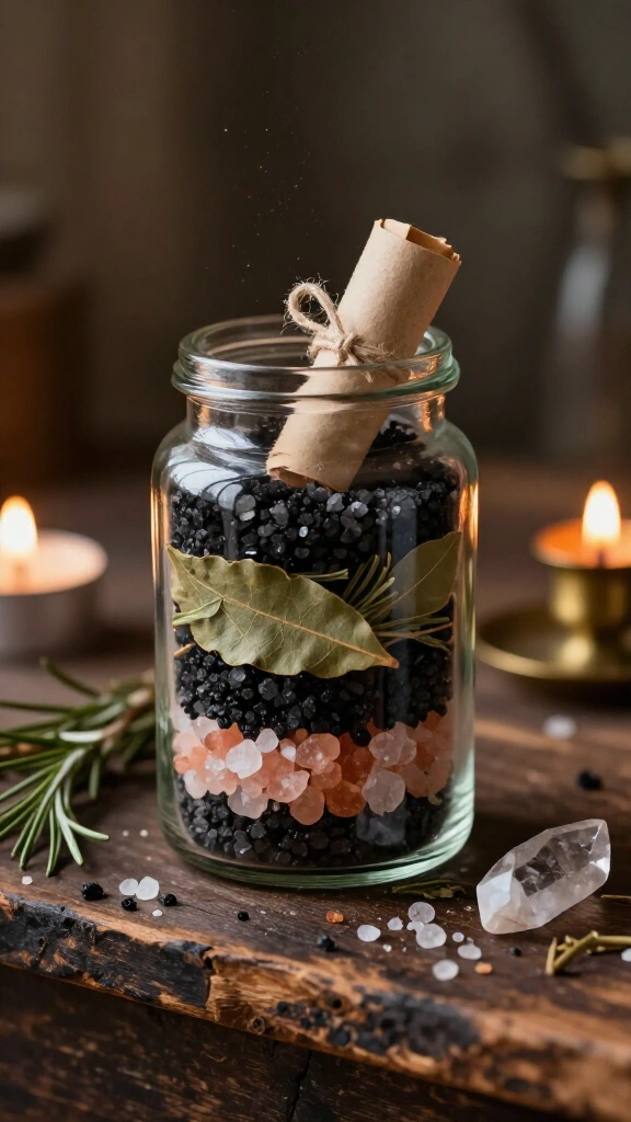 Layered Salt Protection Jars