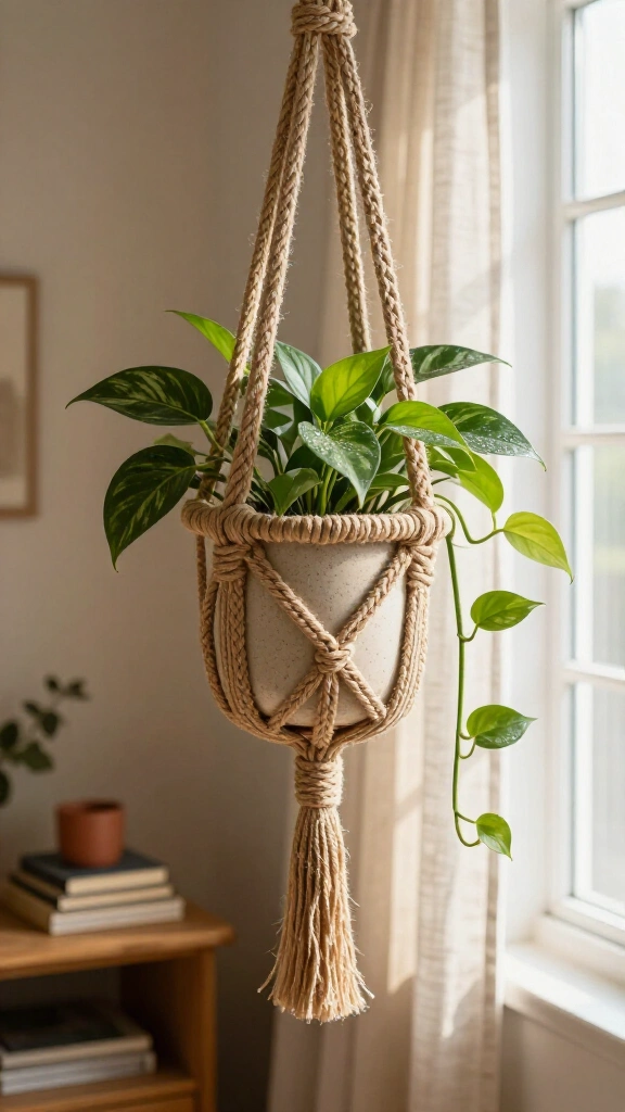 Macramé Jute Plant Hangers