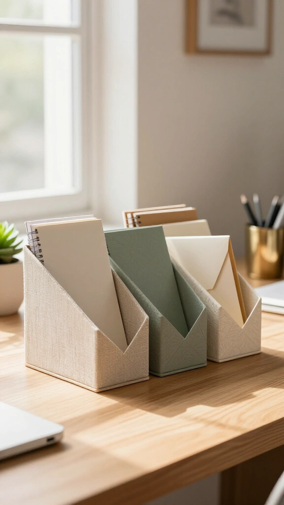 Chic Desktop Magazine Holders