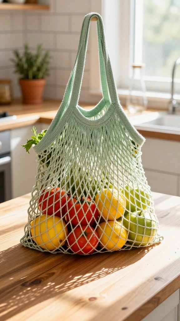 No-Sew T-Shirt Produce Bag