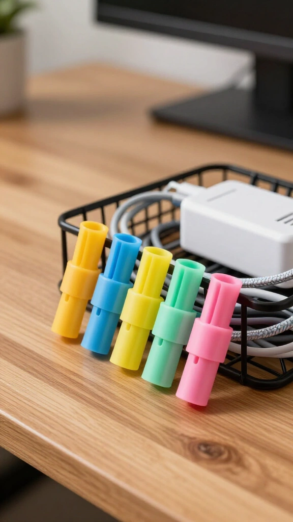 Plastic Straw Cord Labels