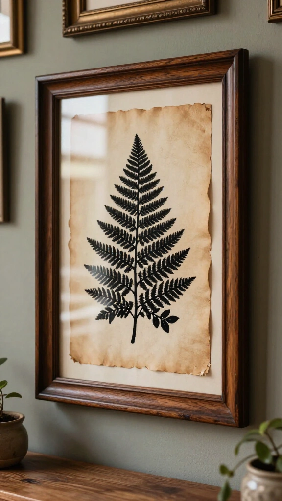Framed Literary Silhouette Art