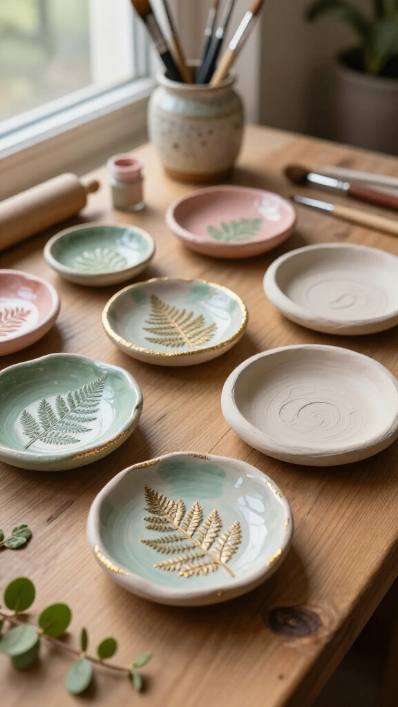 Air-Dry Clay Trinket Dishes