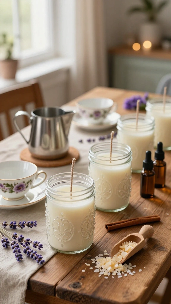 DIY Scented Soy Candles