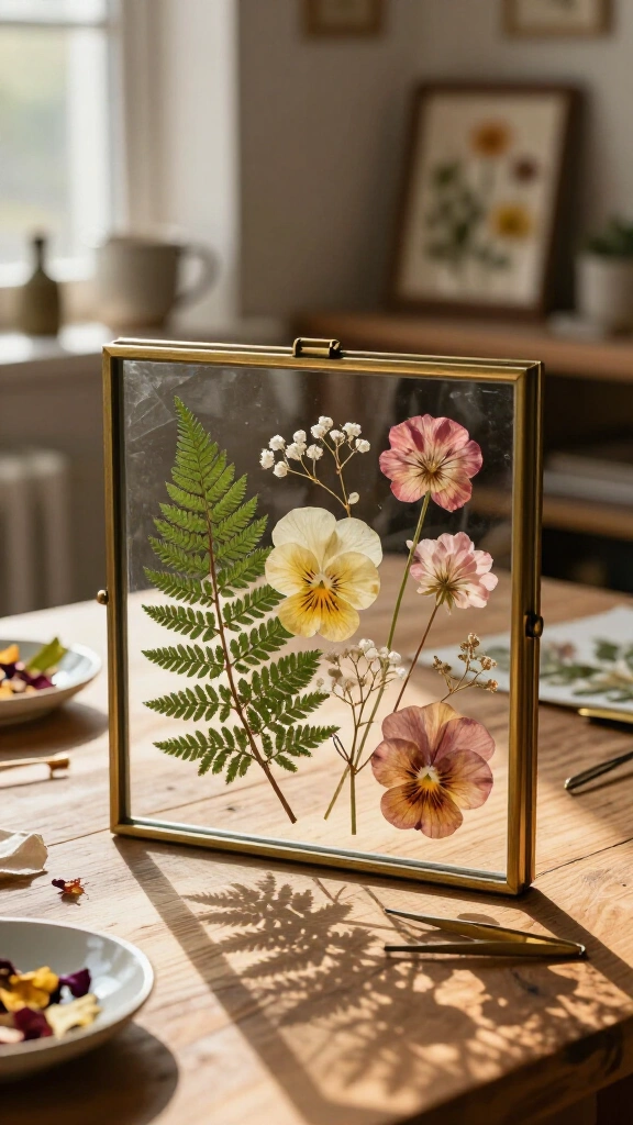 Pressed Flower Floating Frames