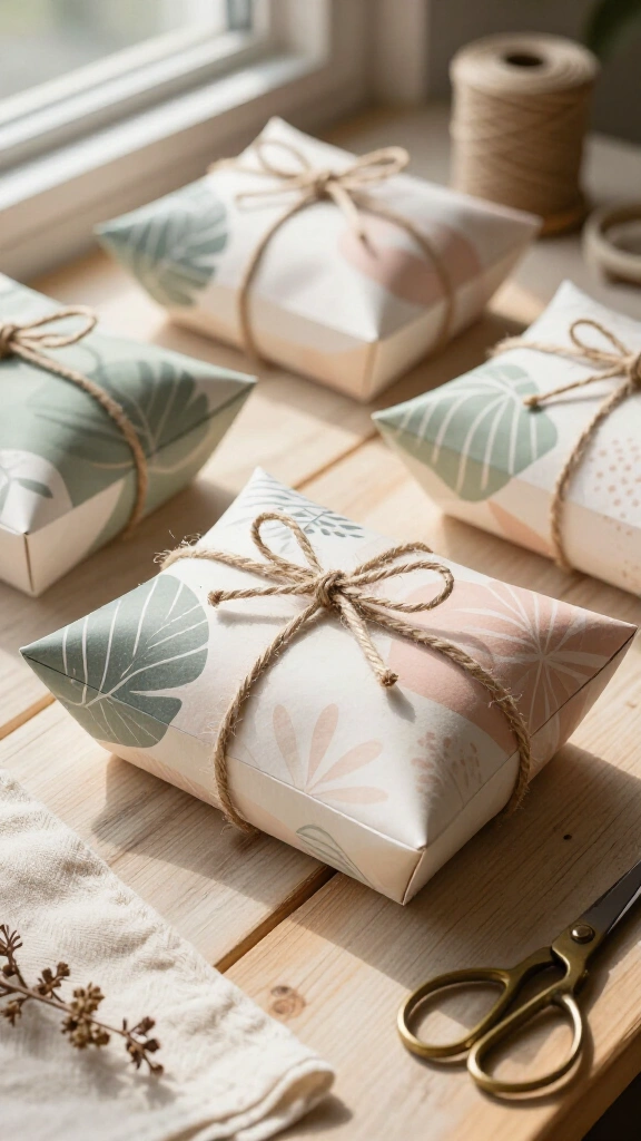 Printable Pillow Box Gift Packaging