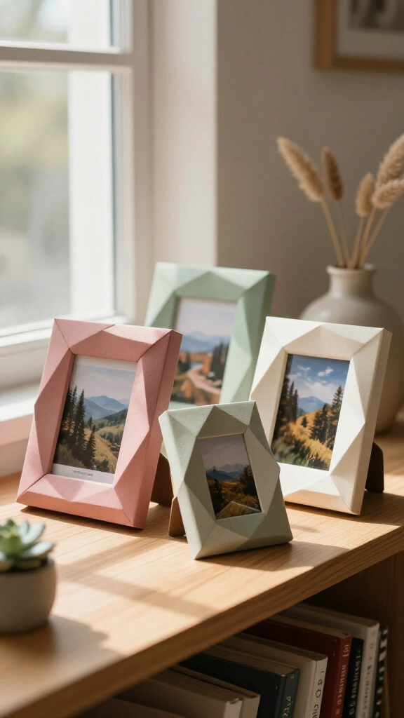 Printable Geometric Photo Frames