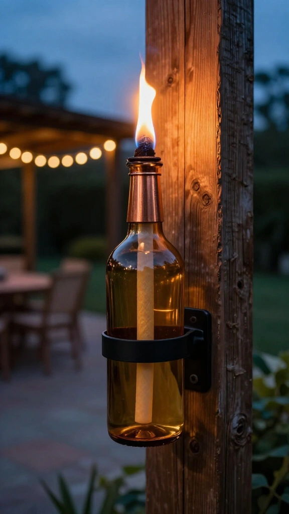 DIY Outdoor Citronella Tiki Torches