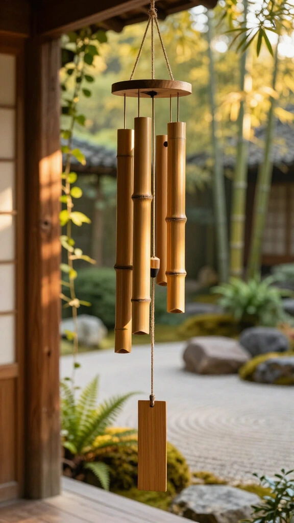 Zen Garden Bamboo Wind Chimes