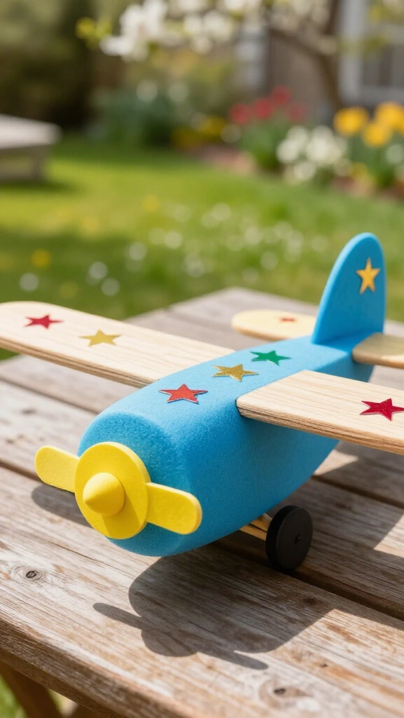 Pilot Foam Glider Airplane