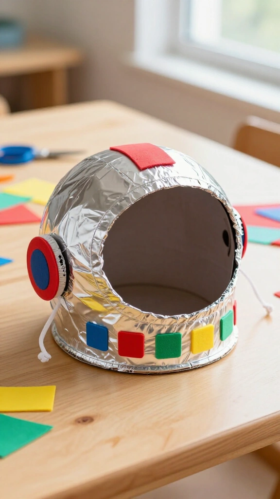 Astronaut Paper Plate Helmet