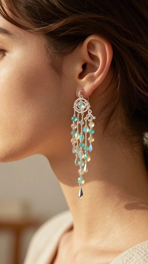 Statement Wire Chandelier Ear Cuffs