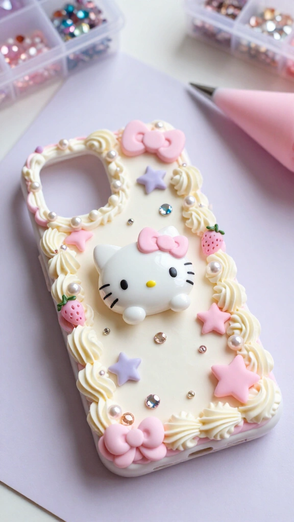 Decoden Hello Kitty phone case