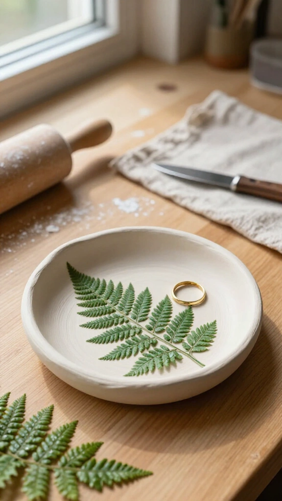 Air-Dry Clay Botanical Catchalls