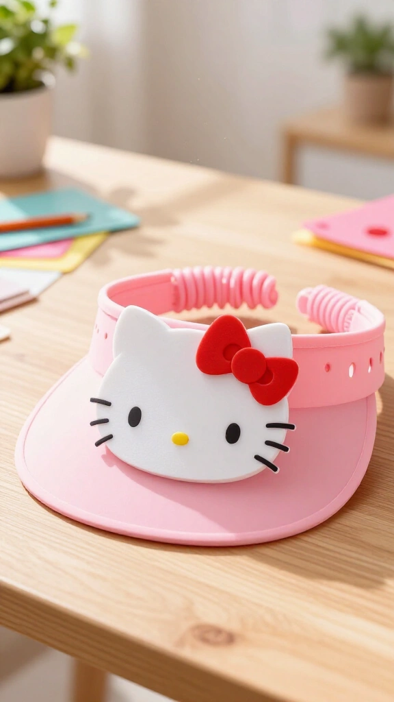 Hello Kitty foam sun visor