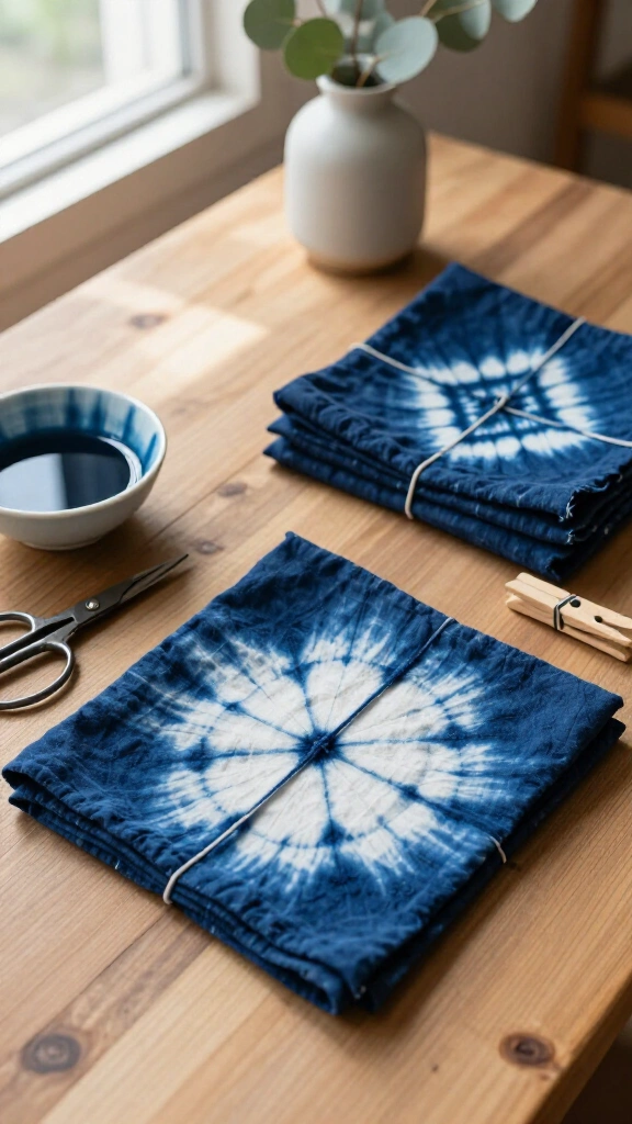 Dip-Dyed Indigo Cotton Napkins