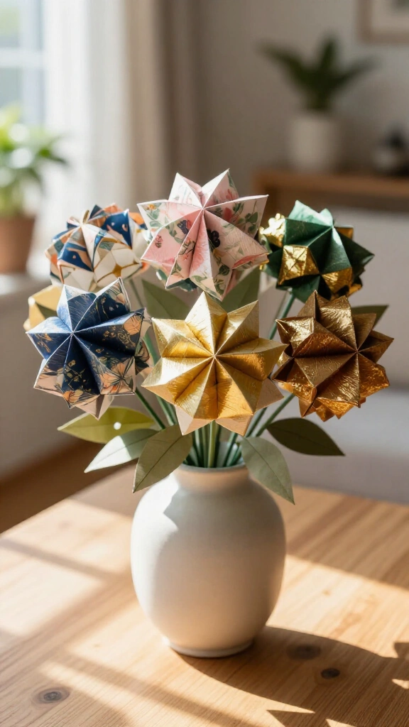 Everlasting Kusudama Flower Bouquet