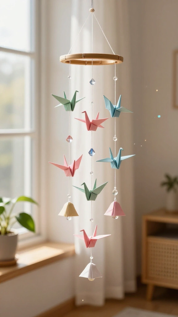 Gentle Origami Wind Chimes