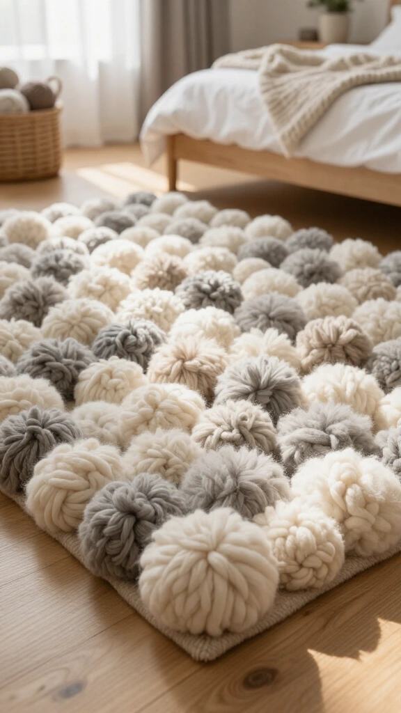 Ultra-Plush Pom Pom Rug