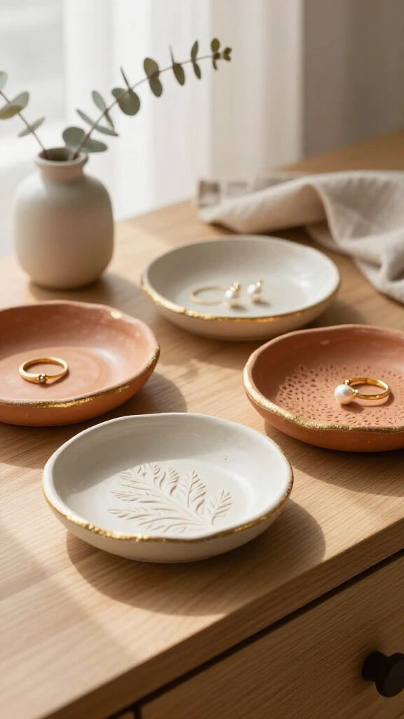 Air-Dry Clay Trinket Dishes
