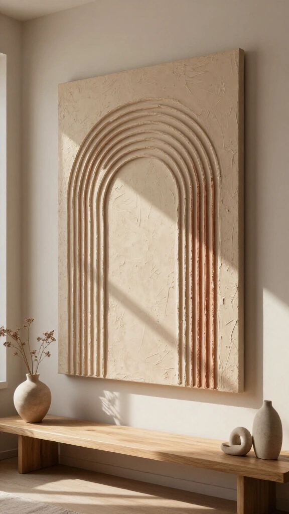 Textured Arch Wall Canvas