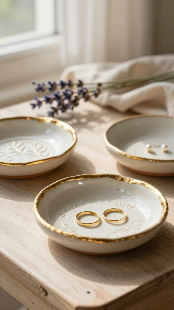 Stamped Ring Dishes
