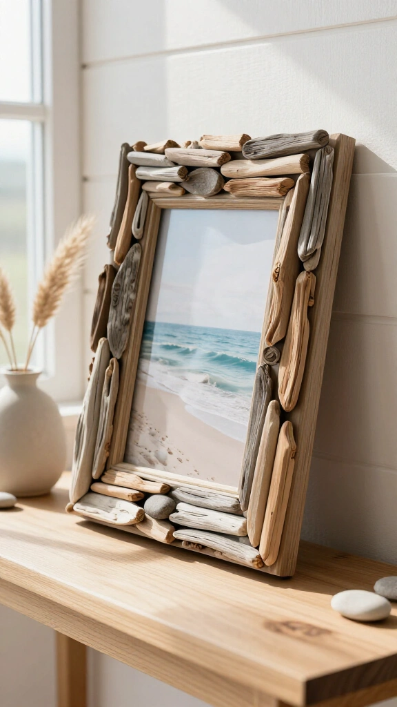 Dimensional Driftwood Picture Frame