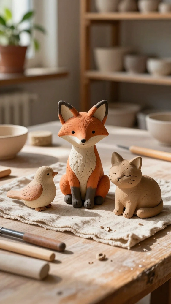 Hand-Sculpted Animal Figurine