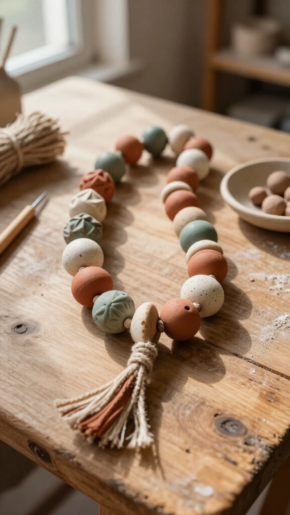 Ceramic Bead Garland