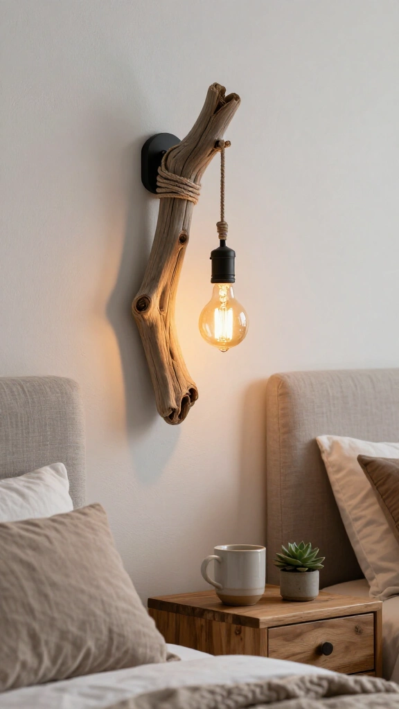 Driftwood Wall Sconce