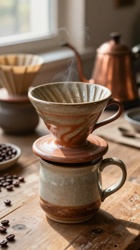 Ceramic Pour-Over Coffee Dripper