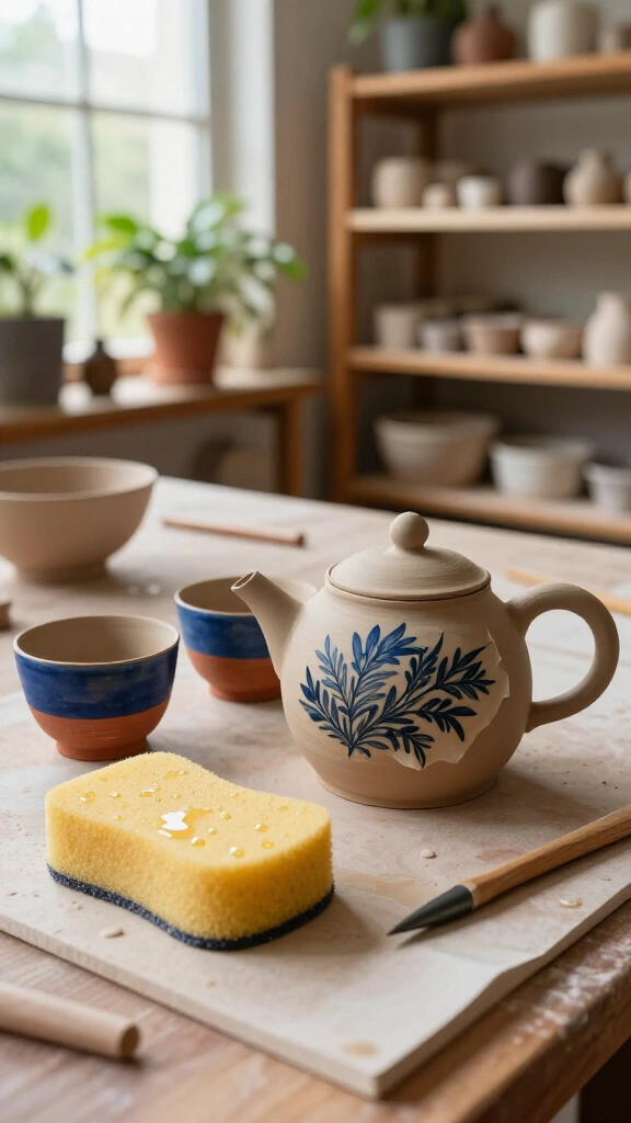 Underglaze Transfer Tea Set