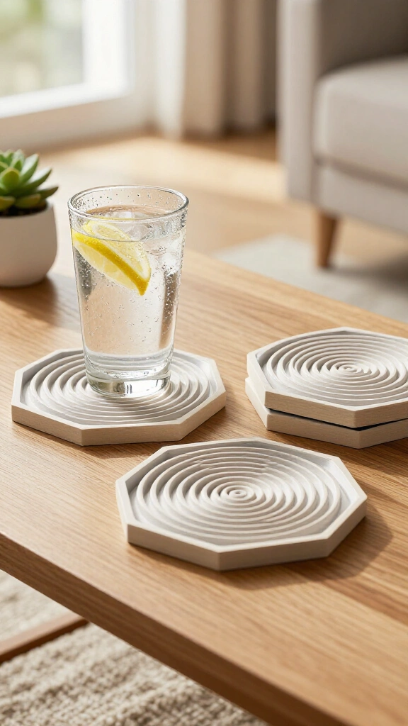 Modern Geometric Coasters