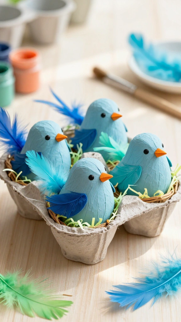 Spring bluebirds