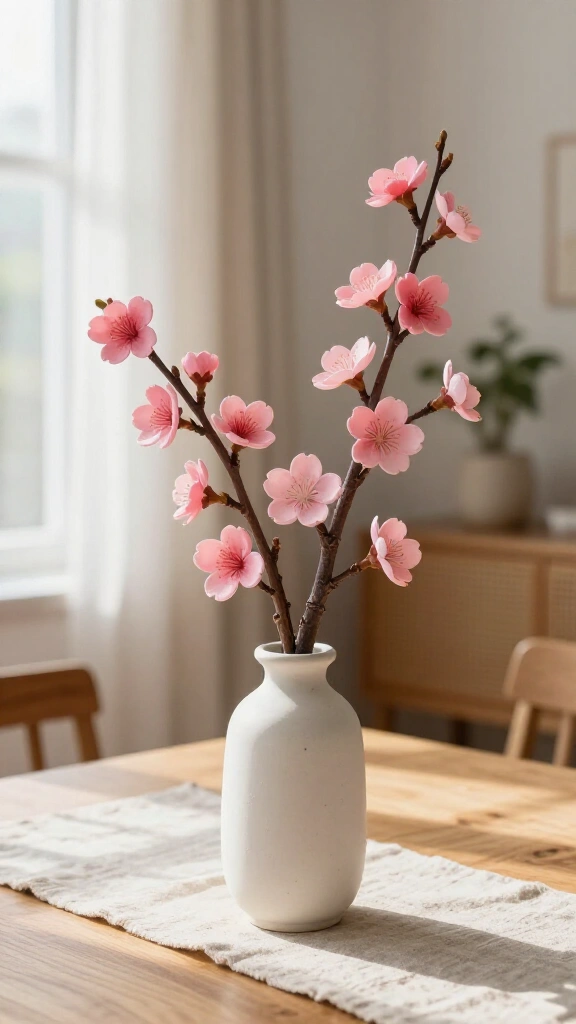 Cherry blossom branch