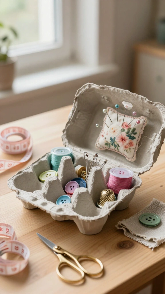 Mini sewing kit organizer