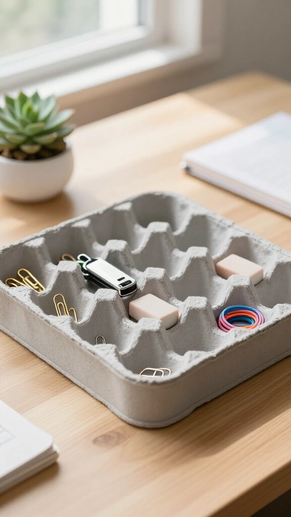 Desktop organizer tray