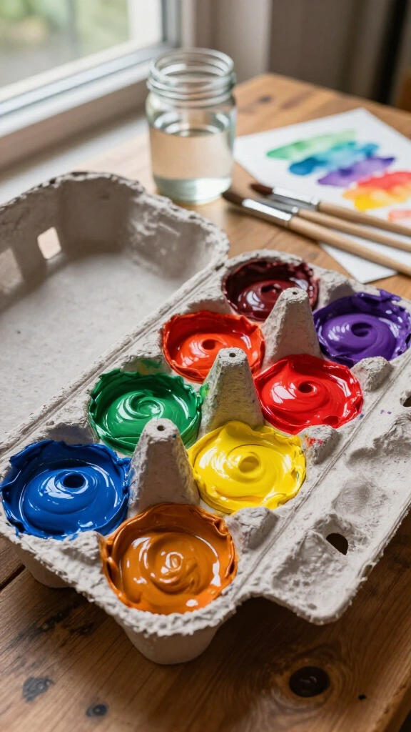 Palette for paint mixing