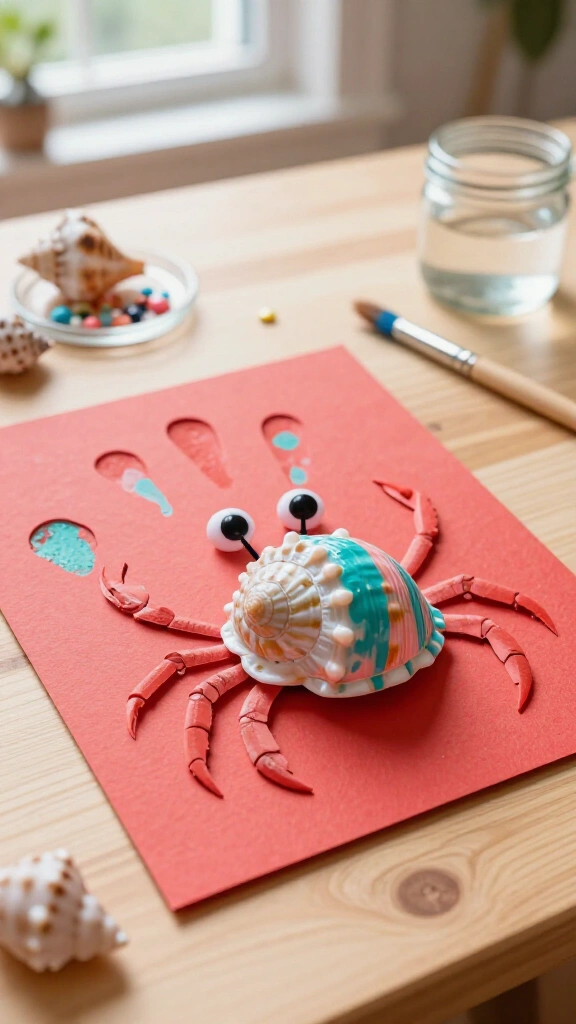 Handprint Hermit Crab