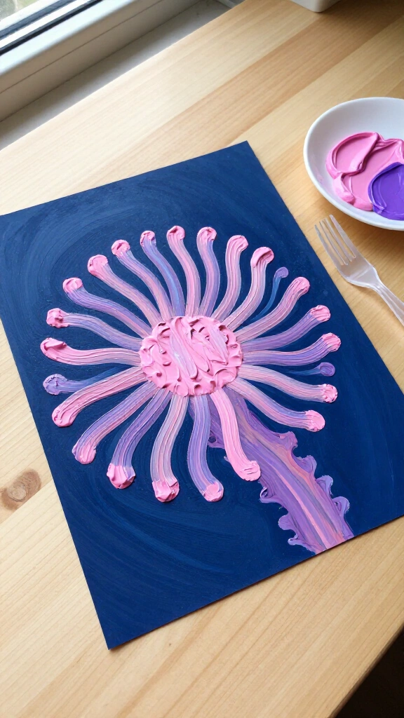 Fork-Painted Sea Anemone