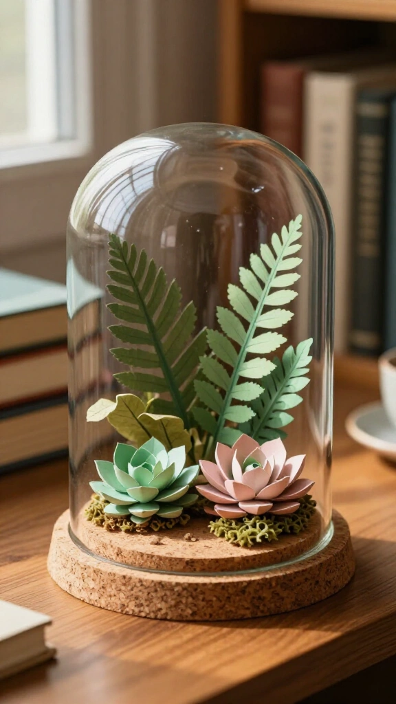 Miniature Paper Terrarium
