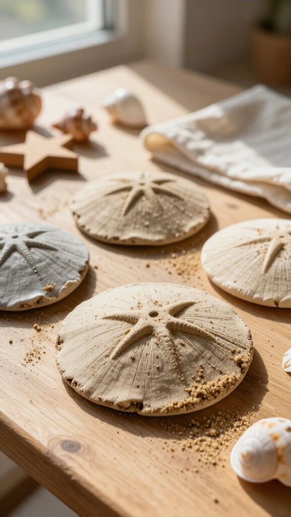 Sand Clay Sand Dollar Fossils