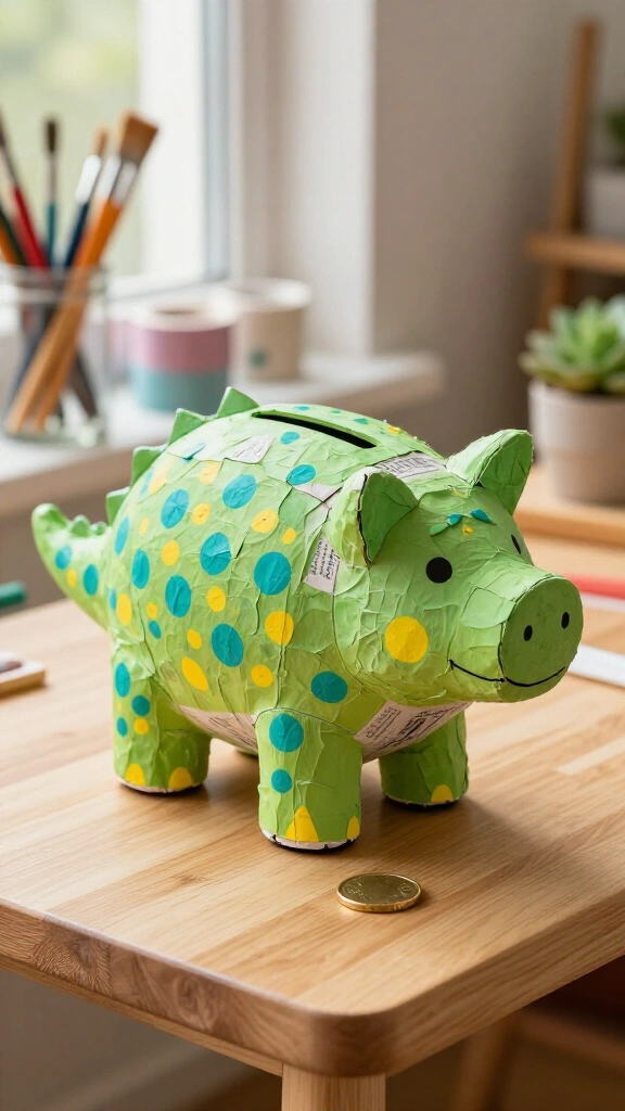 Dramatic Dinosaur Piggy Bank