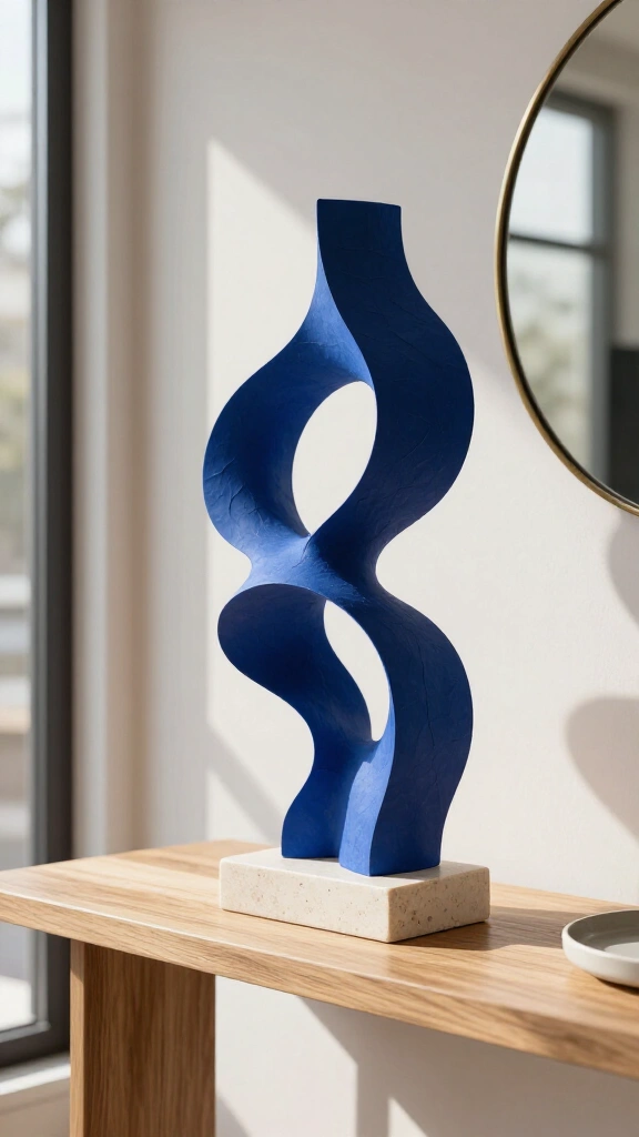 Modern Abstract Tabletop Sculpture