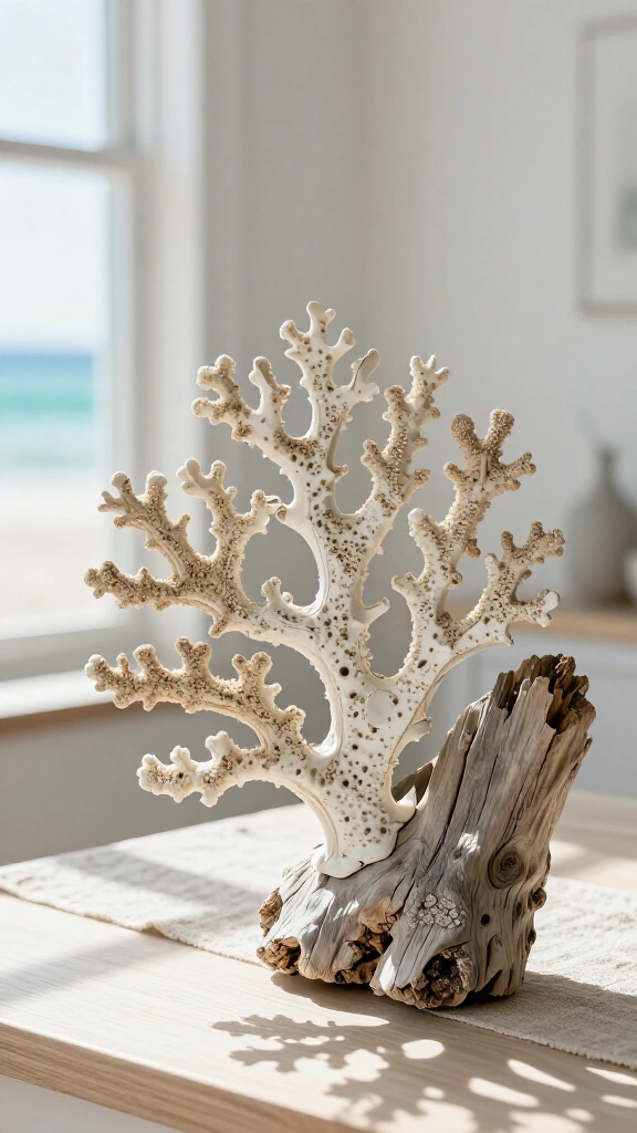 Ocean Coral Decor Sculpture