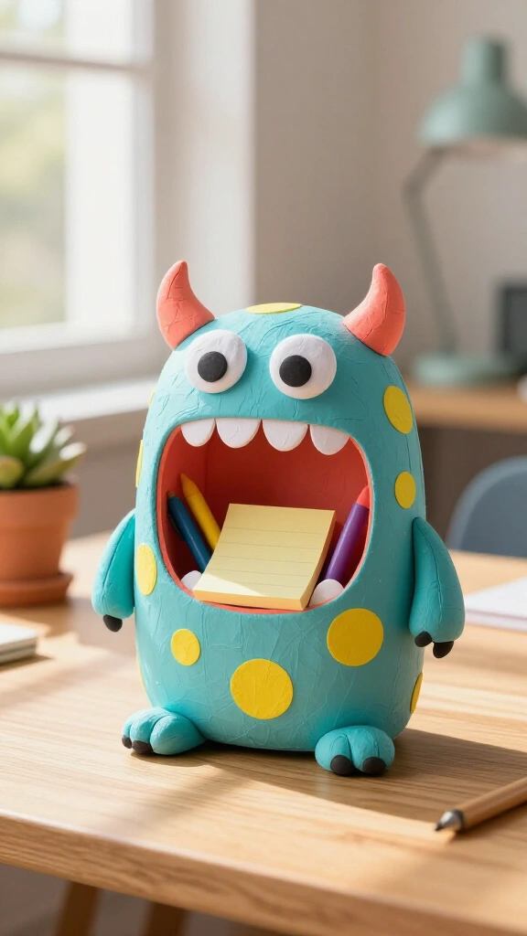 Playful Tabletop Desk Monster