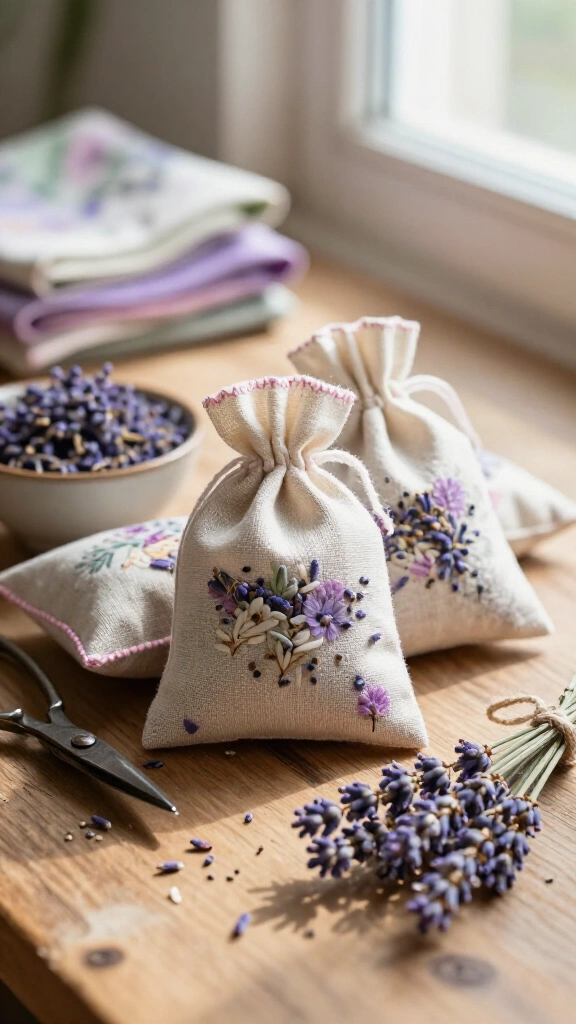 Soothing Lavender Sachet Pouches
