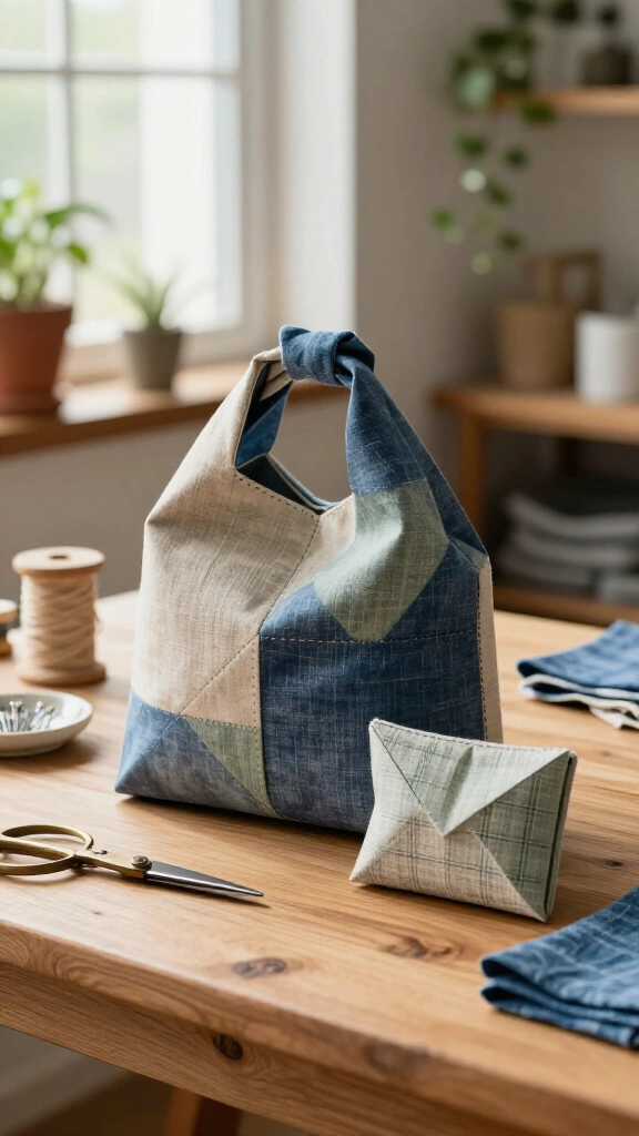Japanese Origami Bento Bags